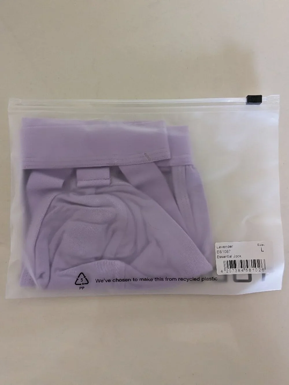 Todd Sanfield Essential Jock in Lavender, Size L, NWT